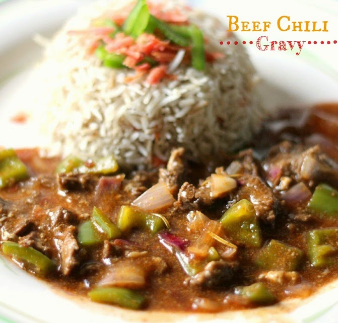 Photo of Beef and Chilies with Gravy