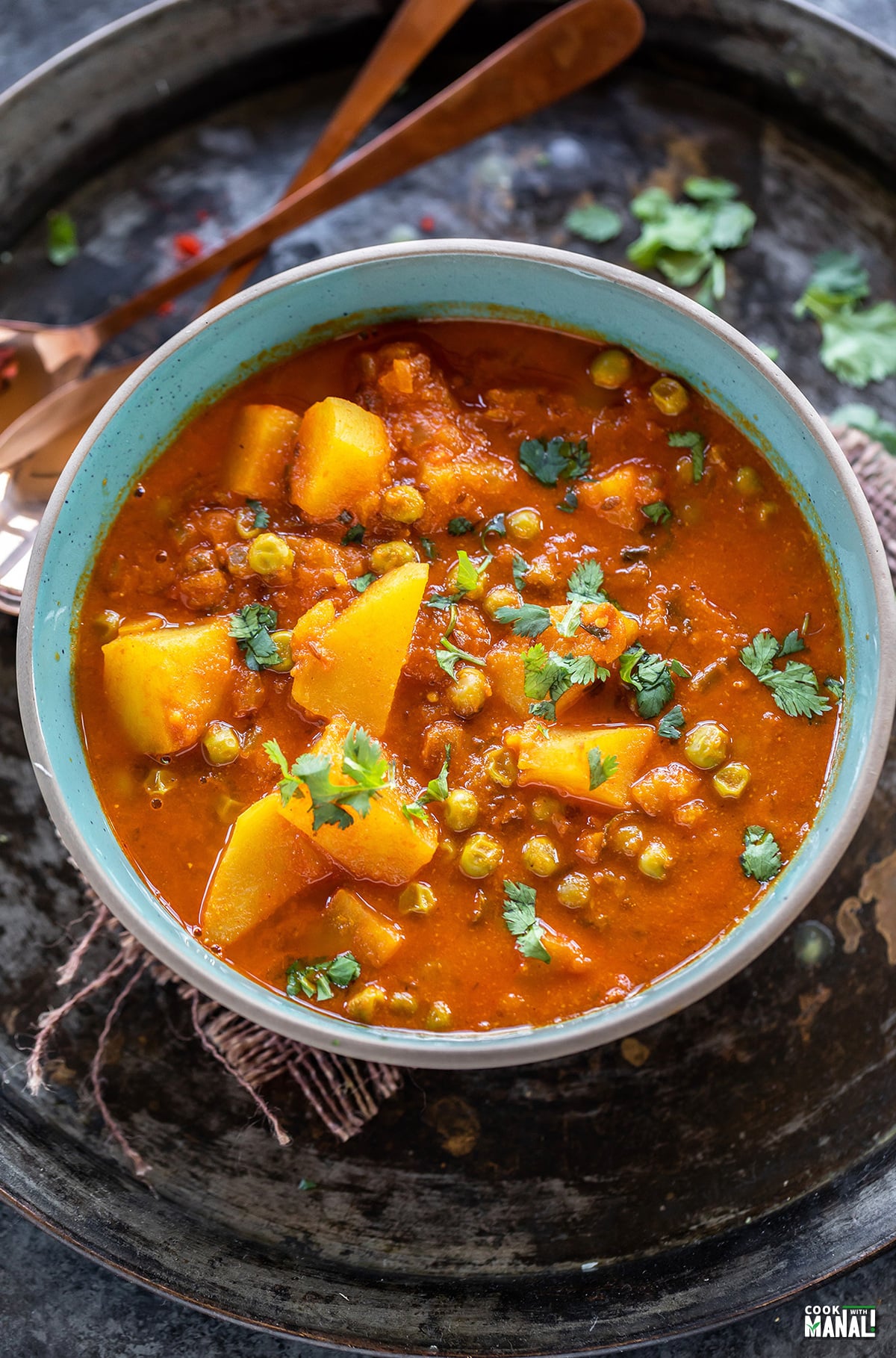 Photo of Aloo Matar (Peas & Potato Curry)